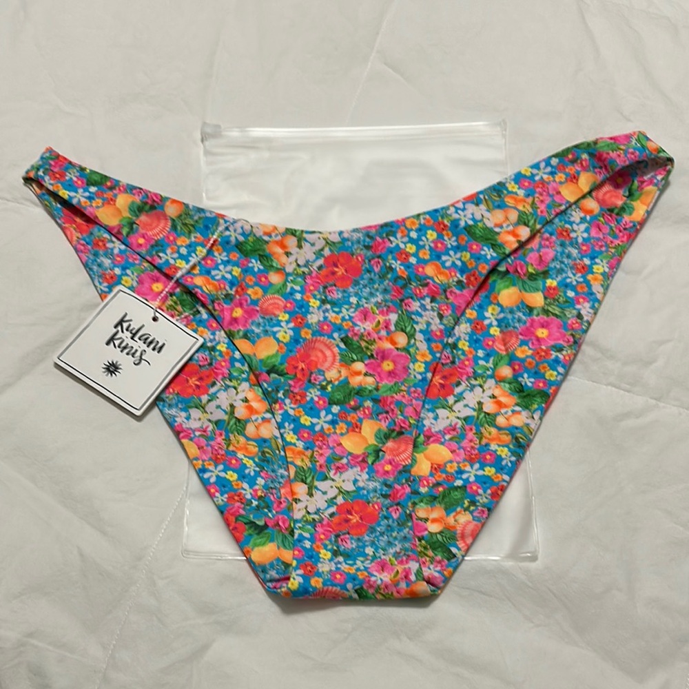 Kulani Kinis Colorful Floral Bikini Bottom 2X